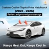 EcoNour Windshield Sunshade Compatible for Toyota Prius Hatchback 2023-2026 | Sun Visor for Front Windshield & Window Sun Shade Cover, UV Heat Blocker & Protector, Car Accessories
