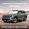 EcoNour Windshield Sunshade Compatible for Volkswagen Atlas 2018-2025 2026 | Sun Visor for Front Windshield & Window Sun Shade Cover, UV Heat Blocker & Protector, Car Accessories