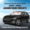 EcoNour Windshield Sunshade Compatible for Volvo XC60 2018-2024 2025 2026 | Sun Visor for Front Windshield & Window Sun Shade Cover, UV Heat Blocker & Protector, Car Accessories
