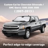 EcoNour Windshield Sunshade for Chevy Silverado/GMC Sierra 2007-2012, 2013 | 1500 2500 3500 Front Windshield Sun Shade Cover, UV Heat Blocker & Protector, Car Sun Visor Interior Accessory