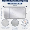 Econour Car Front Windshield Sun Shade, Foldable Window Shade for SUVs