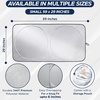 Econour Car Sun Shade for Windshield, Foldable Front Window Cover