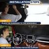 Econour Jeep Windshield Sun Shade, Foldable UV Sun Shield, Jeep Accessories