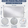 Econour RV Windshield Sun Shade, Foldable Cover for RVs & Motorhomes