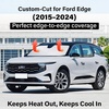 Econour Windshield Sun Shade Compatible for Rivian R1S R1T 2022-2025 2026 | Sun Visor for Front Windshield & Window Sun Shade Cover, UV Heat Blocker & Protector, Car Accessories(for Ford Edge 2015–2024)