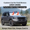 Econour Windshield Sun Shade Compatible for Rivian R1S R1T 2022-2025 2026 | Sun Visor for Front Windshield & Window Sun Shade Cover, UV Heat Blocker & Protector, Car Accessories(for Ford Bronco 2021–2026)