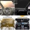 Econour Windshield Sun Shade Compatible for Rivian R1S R1T 2022-2025 2026 | Sun Visor for Front Windshield & Window Sun Shade Cover, UV Heat Blocker & Protector, Car Accessories(for Mercedes Sprinter 2007–2026)