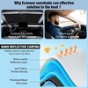 Econour Windshield Sun Shade Compatible for Rivian R1S R1T 2022-2025 2026 | Sun Visor for Front Windshield & Window Sun Shade Cover, UV Heat Blocker & Protector, Car Accessories(for Dodge RAM 1500 2019–2026)