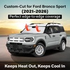 Econour Windshield Sun Shade Compatible for Rivian R1S R1T 2022-2025 2026 | Sun Visor for Front Windshield & Window Sun Shade Cover, UV Heat Blocker & Protector, Car Accessories(for ford Bronco Sport 2021–2026)