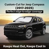 Econour Windshield Sun Shade Compatible for Rivian R1S R1T 2022-2025 2026 | Sun Visor for Front Windshield & Window Sun Shade Cover, UV Heat Blocker & Protector, Car Accessories(for Jeep Compass 2017–2025)