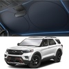 Autovir Truck Windshield Sun Shade Foldable – 280T Sun Visor Front Shield(Medium)