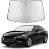 Autovir Windshield Sun Shade, 2017-2026 Tesla Model 3 & Y, 280T Visor Shade(3 2014-2018)