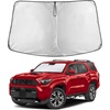 Autovir Windshield Sun Shade, 2017-2026 Tesla Model 3 & Y, 280T Visor Shade(4runner 2025-2026)