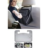 EcoNour 2 in 1 Car Steering Wheel Desk + Car Trash Bag | Travel Car Accessories | Multi-Use Hanging Car Garbage Bag