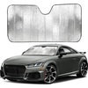 EcoNour Accordion Car Windshield Sun Shade for Trucks | Car Window Shades for Large SUVs & Pickups | UV Blocker Sun Visor for Interior Protection & Heat Control | XL (66 x 27 Inches)(Large)