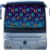 EcoNour Butterfly RV Windshield Sunshade | Windshield Cover Sunshade for UV Rays & Heat Protection, Keeps Your Interior Cool | Fits RVs, Trucks, Motorhomes, Buses | XXL – 102 x 51 inches