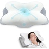 EcoNour Cervical Neck Pillow for Sleeping | Ergonomic Memory Foam Pillows for Neck and Shoulder Pain | Contour Pillow for Side Sleeper Pillow | Orthopedic Neck Support Pillow | Stomach Sleeping Pillow