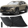 EcoNour Foldable Windshield Sun Shade Fit for 2023-2024 2025 2026 Mazda CX-50 Sunshade & Window Tint, Front Car Window Shades Sun Visor, UV Protection, Heat Blocker, Car Accessories