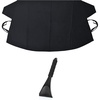 EcoNour Ice and Snow Scraper + Car Windshield Cover for Ice and Snow | Upgraded 600D Oxford Fabric Windshield Cover for Any Weather | Window Snow Scraper to Remove Snow and Ice