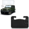 EcoNour Jeep Wrangler Windshield Sunshade + EcoNour Car 2 in 1 Steering Desk