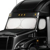EcoNour Semi Truck Printed Sun Shade for Windshield | UV Sun Protector & Heat Blocker Sunshade | 240T Front Window Shades Accessories | Best for Commercial & Big Rig Semi Truck(Large-Standard)