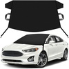 EcoNour Snow Cover for Toyota Tacoma | Heavy-Duty Windshield Cover for Ice and Snow Protection | 600D Oxford Winter Car Cover with S-Hook Straps(Fit for Ford Fusion)