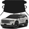 EcoNour Snow Cover for Toyota Tacoma | Heavy-Duty Windshield Cover for Ice and Snow Protection | 600D Oxford Winter Car Cover with S-Hook Straps(Fit for GMC Acadia)