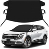 EcoNour Snow Cover for Toyota Tacoma | Heavy-Duty Windshield Cover for Ice and Snow Protection | 600D Oxford Winter Car Cover with S-Hook Straps(Fit for Kia Sportage)