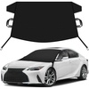 EcoNour Snow Cover for Toyota Tacoma | Heavy-Duty Windshield Cover for Ice and Snow Protection | 600D Oxford Winter Car Cover with S-Hook Straps(Fit for Lexus IS 300)