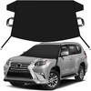 EcoNour Snow Cover for Toyota Tacoma | Heavy-Duty Windshield Cover for Ice and Snow Protection | 600D Oxford Winter Car Cover with S-Hook Straps(Fit for Lexus GX 460)