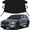 EcoNour Snow Cover for Toyota Tacoma | Heavy-Duty Windshield Cover for Ice and Snow Protection | 600D Oxford Winter Car Cover with S-Hook Straps(Fit for Mazda CX5)
