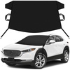 EcoNour Snow Cover for Toyota Tacoma | Heavy-Duty Windshield Cover for Ice and Snow Protection | 600D Oxford Winter Car Cover with S-Hook Straps(Fit for Mazda CX-30)