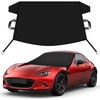 EcoNour Snow Cover for Toyota Tacoma | Heavy-Duty Windshield Cover for Ice and Snow Protection | 600D Oxford Winter Car Cover with S-Hook Straps(Fit for Mazda MX-5)