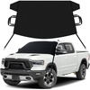 EcoNour Snow Cover for Toyota Tacoma | Heavy-Duty Windshield Cover for Ice and Snow Protection | 600D Oxford Winter Car Cover with S-Hook Straps(Fit for Ram Truck)