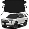 EcoNour Snow Cover for Toyota Tacoma | Heavy-Duty Windshield Cover for Ice and Snow Protection | 600D Oxford Winter Car Cover with S-Hook Straps(Fit for Toyota 4Runner)