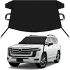 EcoNour Snow Cover for Toyota Tacoma | Heavy-Duty Windshield Cover for Ice and Snow Protection | 600D Oxford Winter Car Cover with S-Hook Straps(Fit for Toyota Landcruiser)