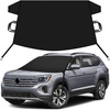 EcoNour Snow Cover for Toyota Tacoma | Heavy-Duty Windshield Cover for Ice and Snow Protection | 600D Oxford Winter Car Cover with S-Hook Straps(Fit for Volkswagen Atlas)