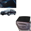 EcoNour Sunshade for Car Windshield with Mirror Cut + Car Window Screens for Camping (Pack of 2)