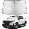EcoNour Windshield Sun Shade Compatible for Honda Ridgeline 2017–2026 | Sun Visor for Front Windshield & Window Sun Shade Cover, UV Heat Protector, Car Accessories