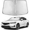 EcoNour Windshield Sunshade Compatible for Acura Integra 2023 2024 2025 | Sun Visor for Front Windshield & Window Sun Shade Cover, UV Heat Blocker & Protector, Car Accessories