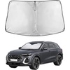 EcoNour Windshield Sunshade Compatible for Audi Q5 2018-2024 2025 2026 | Sun Visor for Front Windshield & Window Sun Shade Cover, UV Heat Blocker & Protector, Car Accessories