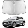 EcoNour Windshield Sunshade Compatible for Audi Q8 2019-2024 2025 2026 | Sun Visor for Front Windshield & Window Sun Shade Cover, UV Heat Blocker & Protector, Car Accessories