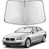 EcoNour Windshield Sunshade Compatible for BMW 5 Series 2011-2014 2015 2016 | 525i 520i 528i 530i 535d 535i 550i Series Sun Visor for Window Sun Shade Cover, UV Protector, Car Accessories