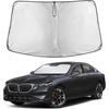 EcoNour Windshield Sunshade Compatible for BMW 5 Series 2024 2025 2026 | (530i, 530i xDrive, 540i xDrive, The 550e xDrive) Sun Visor for Window Sunshade Cover, UV Protector, Car Accessories