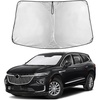EcoNour Windshield Sunshade Compatible for Buick Enclave 2018-2023 2024 | Sun Visor for Front Windshield & Window Sun Shade Cover, UV Heat Blocker & Protector, Car Accessories