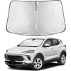 EcoNour Windshield Sunshade Compatible for Buick Encore GX 2020-2025 2026 | Sun Visor for Front Windshield & Window Sun Shade Cover, UV Heat Blocker & Protector, Car Accessories
