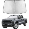 EcoNour Windshield Sunshade Compatible for Chevrolet Colorado 2023-2026 | Sun Visor for Front Windshield & Window Sun Shade Cover, UV Heat Blocker & Protector, Car Accessories