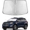 EcoNour Windshield Sunshade Compatible for Chevrolet Equinox 2010-2016 2017 | Sun Visor for Front Windshield & Window Sun Shade Cover, UV Heat Blocker & Protector, Car Accessories