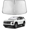 EcoNour Windshield Sunshade Compatible for Chevrolet Equinox 2025 2026 | Sun Visor for Front Windshield & Window Sun Shade Cover, UV Heat Blocker & Protector, Car Accessories