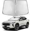 EcoNour Windshield Sunshade Compatible for Chevrolet Trax 2013-2022 2023 | Sun Visor for Front Windshield & Window Sun Shade Cover, UV Heat Blocker & Protector, Car Accessories